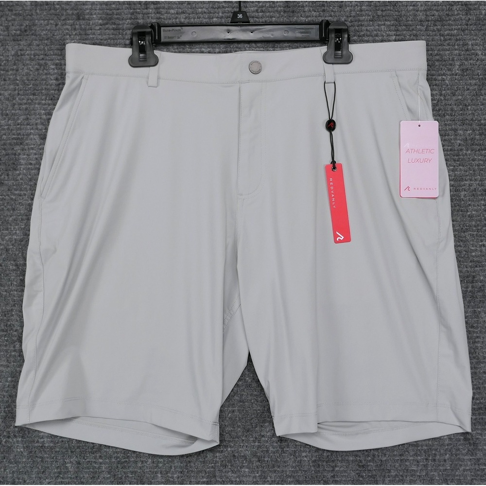 NEW Redvanly Hanover Performance Shorts Mens 2XL Glacier Gray GLYDING Tech 9"